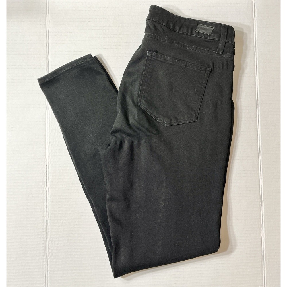 Paige Jeansโ Women's 30 Black Hoxton Extra Skinny Fit Stretch Biker Alt Moto